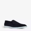 KURT GEIGER LONDON Hugo Quilted Suede Loafers Navy -KURT GEIGERLONDON Sales unnamed file 700