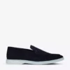 KURT GEIGER LONDON Hugo Quilted Suede Loafers Navy -KURT GEIGERLONDON Sales unnamed file 703