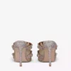 KURT GEIGER LONDON Octavia Gem-embellished Woven Mules For Womens Gold -KURT GEIGERLONDON Sales unnamed file 717