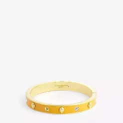 KURT GEIGER LONDON Brass And Enamel Eagle Bangle For Womens Orange