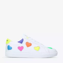 KURT GEIGER LONDON Lane Love-heart Leather Trainers For Womens Other