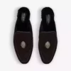 KURT GEIGER LONDON Hugh Quilted Leather Mules Brown -KURT GEIGERLONDON Sales unnamed file 759
