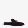 KURT GEIGER LONDON Hugh Quilted Leather Mules Brown -KURT GEIGERLONDON Sales unnamed file 760