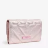 KURT GEIGER LONDON Kensington Quilted Leather Wallet-on-chain For Womens Pink -KURT GEIGERLONDON Sales unnamed file 766