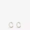 KURT GEIGER LONDON Eagle Silver-tone Brass Hoop Earrings For Womens -KURT GEIGERLONDON Sales unnamed file 779