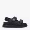 KURT GEIGER LONDON Orson Quilted Leather Sandals For Womens Black -KURT GEIGERLONDON Sales unnamed file 799