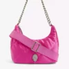 KURT GEIGER LONDON Quilted Recycled-nylon Cross-body Bag For Womens Fuchsia 11 KURT GEIGER LONDON Quilted Recycled-nylon Cross-body Bag For Womens Fuchsia -KURT GEIGERLONDON Sales unnamed file 81