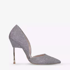 KURT GEIGER LONDON Bond Textured Glittered Courts Pink