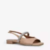 KURT GEIGER LONDON Princely Rainbow Embellished-strap Leather Sandals For Womens Camel -KURT GEIGERLONDON Sales unnamed file 84