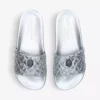 KURT GEIGER LONDON Meena Eagle Metallic Sliders Silver -KURT GEIGERLONDON Sales unnamed file 854