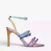 KURT GEIGER LONDON Pierra Rainbow Leather Heeled Sandals For Womens Mult/other -KURT GEIGERLONDON Sales unnamed file 97
