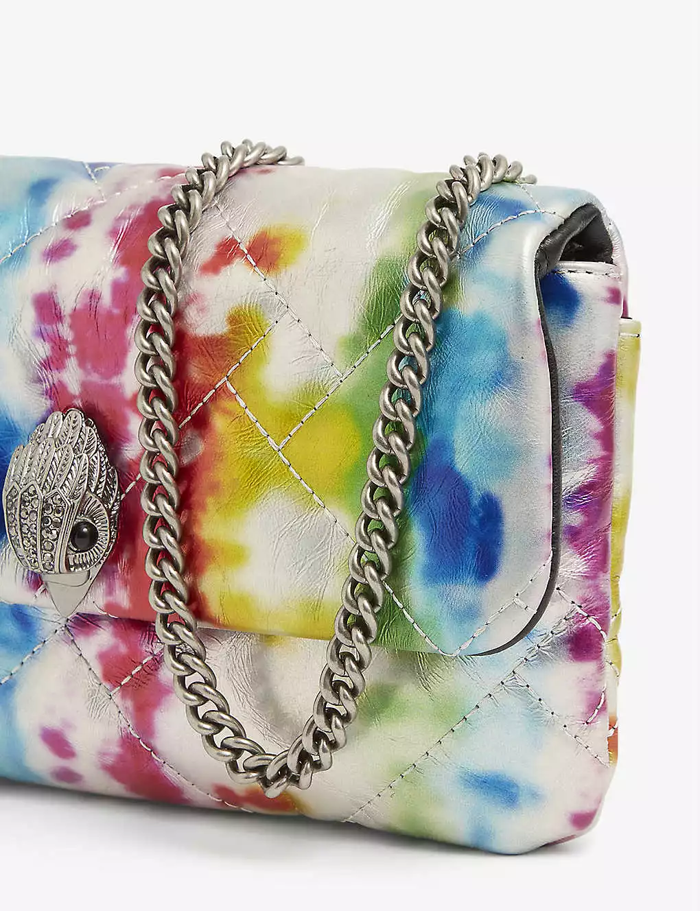 KURT GEIGER LONDON Kensington Soft Leather Clutch Bag For Womens Mult/other 4 KURT GEIGER LONDON Kensington Soft Leather Clutch Bag For Womens Mult/other - Image 2