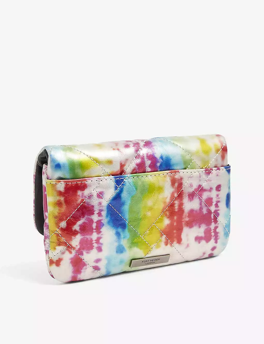 KURT GEIGER LONDON Kensington Soft Leather Clutch Bag For Womens Mult/other 5 KURT GEIGER LONDON Kensington Soft Leather Clutch Bag For Womens Mult/other - Image 3