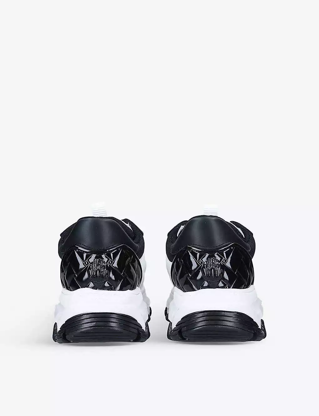 KURT GEIGER LONDON Lettie Eagle Quilted Chunky-soled Leather Low-top Trainers For Womens White/blk 6 KURT GEIGER LONDON Lettie Eagle Quilted Chunky-soled Leather Low-top Trainers For Womens White/blk - Image 4