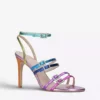 KURT GEIGER LONDON Pierra Rainbow Leather Heeled Sandals For Womens Mult/other -KURT GEIGERLONDON Sales unnamed file 99